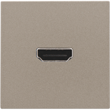 Afwerkingsset met HDMI-naar-HDMI-aansluiting, bronze coated