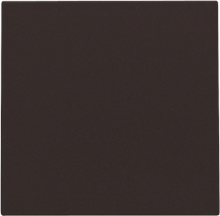 Spuitwaterdichte blindplaat, dark brown coated