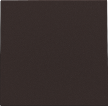 Afwerkingsset met kabeluitvoer voor blindplaat met trekontlasting, dark brown coated