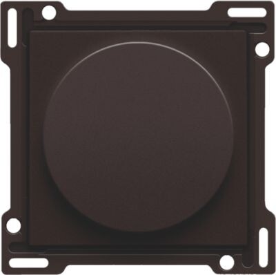 Afwerkingsset 1-0-2 voor draaischakelaar voor motoren, dark brown coated