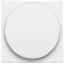 Afwerkingsset voor draaiknopdimmer of extensie, white coated