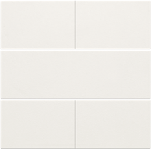 Afwerkingsset voor 4-voudige potentiaalvrije drukknop 24 V, white coated