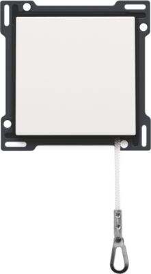 Afwerkingsset voor trekdrukknop, white coated