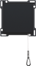 Afwerkingsset voor trekdrukknop, black coated