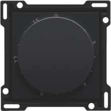 Afwerkingsset voor timer regelbaar tot 15 min., black coated