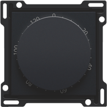 Afwerkingsset voor timer regelbaar tot 120 min., black coated