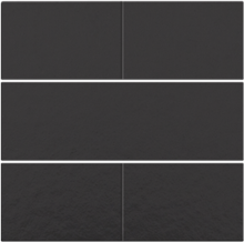 Afwerkingsset voor 4-voudige potentiaalvrije drukknop 24 V, piano black coated
