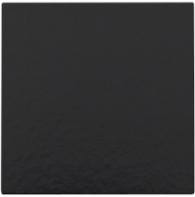 Afwerkingsset met kabeluitvoer voor blindplaat met trekontlasting, piano black coated