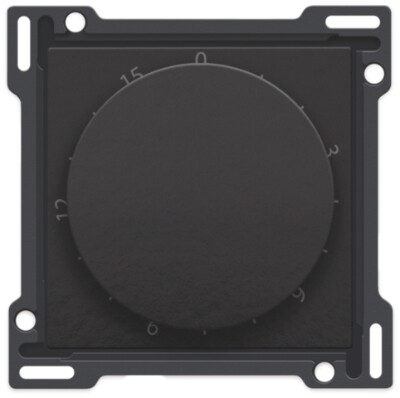 Afwerkingsset voor timer regelbaar tot 15 min., piano black coated