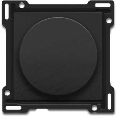 Afwerkingsset op/neer voor draaischakelaar, piano black coated