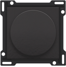 Afwerkingsset 1-2-3 voor draaischakelaar voor motoren, piano black coated