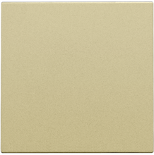 Afwerkingsset met kabeluitvoer voor blindplaat met trekontlasting, gold coated