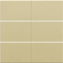 Afwerkingsset voor 6-voudige potentiaalvrije drukknop 24 V, gold coated