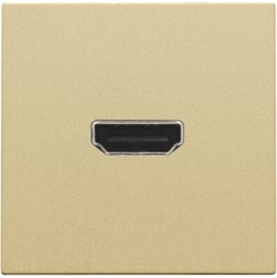 Afwerkingsset met HDMI-naar-HDMI-aansluiting, gold coated