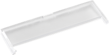 Transparant tekstveld voor RJ45-afwerkingsset 45x45mm
