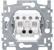 Niko, rolluikdrukknop voor elektronische sturingen, 10 A/250 Vac, schroefklemmen