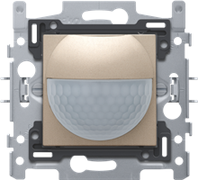 Bewegingsmelder 180°, 230 V, 9 m, champagne coated