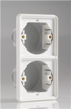 Niko Hydro, Inbouwkader tweevoudig verticaal, white