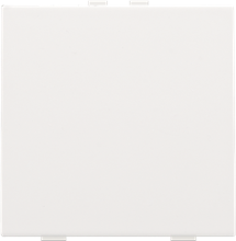 Niko Home Control enkelvoudige drukknop, white coated