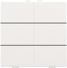 Niko Home Control zesvoudige drukknop, white coated