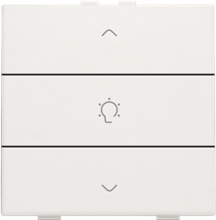 Niko Home control, enkelvoudige dimbediening, white