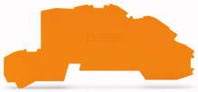 Wago - Afsluit- en tussenplaat; 0,8 mm dik; oranje