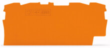 WAGO - Afsluit- en tussenplaat 0,8 mm dik, oranje