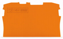 WAGO - Afsluit- en tussenplaat 0,8mm dik, oranje