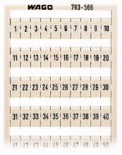 WAGO WMB-SNELMARKERING 1-50