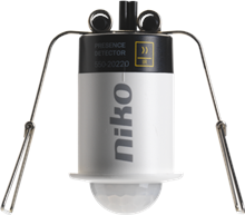 Niko Home Control, Mini-aanwezigheidsmelder 360°, 9 m,