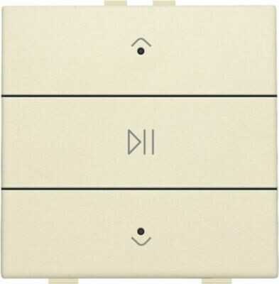 Niko Home control, enkelvoudige audiobediening LED, Original cream
