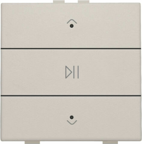Niko Home Control enkelvoudige audiobediening LED, light grey
