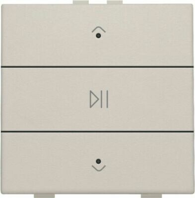 Niko Home Control enkelvoudige audiobediening LED, light grey