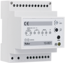 Modulaire voeding voor een toegangscontrolesysteem met max. 20 binnenposten en 2 buitenposten (deur- of videofonie) Modulaire voeding voor een toegangscontrolesysteem met max. 20 binnenposten en 2 buitenposten (deur- of videofonie)