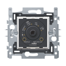 Niko, universele draaiknopdimmer met CAB-ontstoring, 3 - 300 W, 2-draads