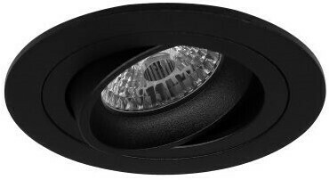 Inbouwspot Bright Rond Kantelbaar zwart - Incl. GU10 Fitting
