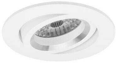 Inbouwspot Minor Rond Kantelbaar wit - Incl. GU10 Fitting