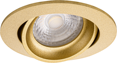 Inbouwspot Slight Rond Kantelbaar Goud - Incl. GU10 Fitting