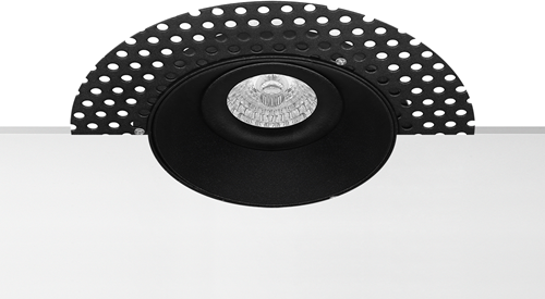 Inbouwspot Helios Trimless Rond Kantelbaar Zwart - Incl. GU10 Fitting