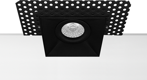 Inbouwspot Helis Trimless Vierkant Kantelbaar Zwart - Incl. GU10 Fitting
