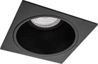Inbouwspot Portia Vierkant Zwart - Incl. GU10 Fitting