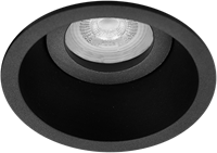 Inbouwspot Ophelia Rond Kantelbaar Zwart - Incl. GU10 Fitting