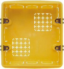 Bticino - Inbouwdoos 2x3 modules Recht. - geel