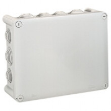 Legrand - Aftakdoos Plexo rechth. IP 55 waterdicht -grijs- 14 kabelinv