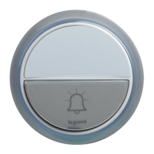 Legrand - Standaard deurbel wit IP44 100m - blister Legrand - Standaard deurbel wit IP44 100m - blister