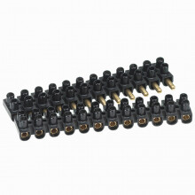 Legrand - Suprem klemmenstrook stekerv. cap. 10 mm² - 25 A - zwart