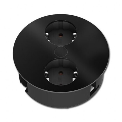EVO LINE TWIST SCHUKO ZWART - BELGIE