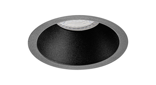 Reflector Saros  Rond Ring Zwart (geen opbouwspot)