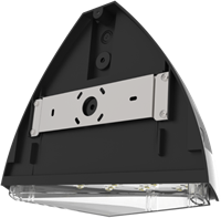 Gevelarmatuur Pluto IP65 13-27W 4000K 1850-3600lm Asymmetrisch Antraciet RAL7016