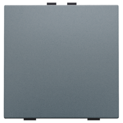 Enkelvoudige drukknop voor Niko Home Control, blue grey coated